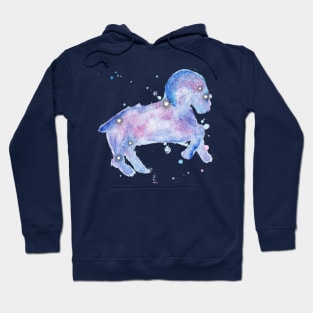 Aries Galaxy Watercolor Hoodie